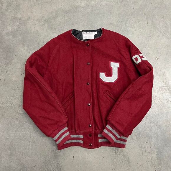 Vintage 70s Boston college‎ letterman bomber jacket